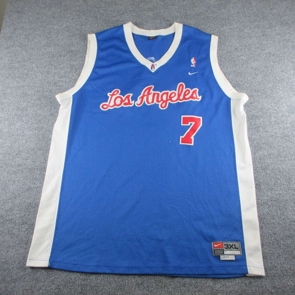Los Angeles Clippers Jersey Mens 3XL Blue NBA Basketball Nike Lamar Odom 7